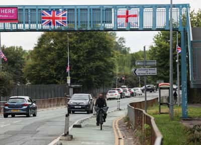 Image for England flags spark pride and concern amid anti-immigration protests