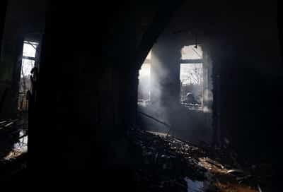 Image for Russian forces maintain day-long drone barrage of Ukraine's Kharkiv