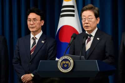 Image for South Korea parliament approves president's nominee for PM Kim Min-seok