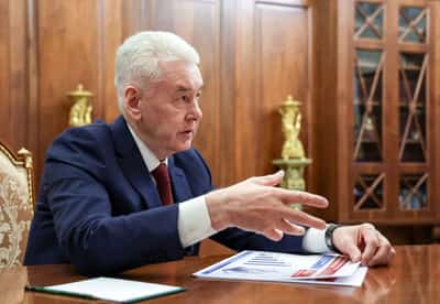 Image for Russian air defences down 12 more Ukrainian drones en route to Moscow, mayor says