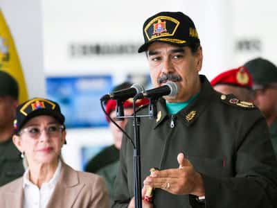 Image for Shackled and defiant, Maduro pleads not guilty to US narcotics charges