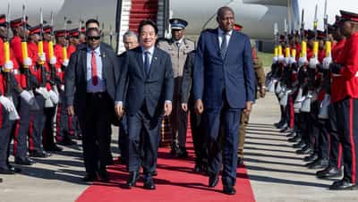 Image for Taiwan president defiant as begins Eswatini trip; China calls him a 'rat'