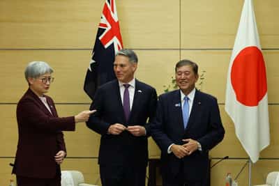 Image for Japan and Australia pledge closer security ties to counter Indo-Pacific risks