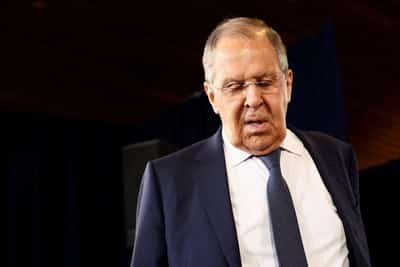 Image for Russia's Lavrov outlines terms for Ukraine peace: big power security guarantee and no NATO