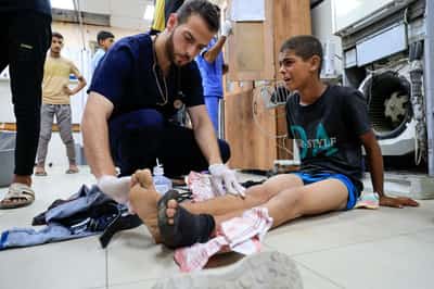 Image for WHO says Gaza's Nasser hospital 'one massive trauma ward'
