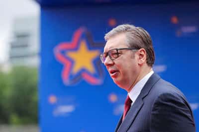 Image for Serbia's President Aleksandar Vucic makes first-ever visit to Ukraine