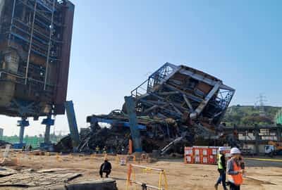 Image for At least three dead in South Korea power plant collapse as rescue efforts continue