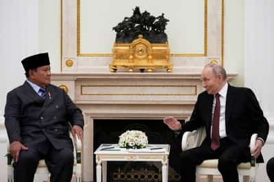Image for Putin meets Indonesia's Prabowo to discuss military and energy ties, wheat exports