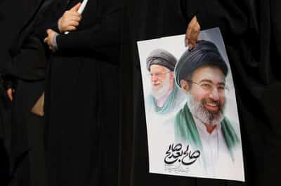 Image for Trump on Iran: we don't know if new leader is still alive
