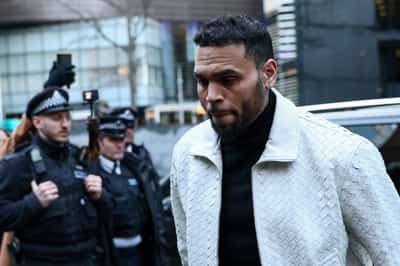 Image for US singer Chris Brown in UK court ahead of October assault trial