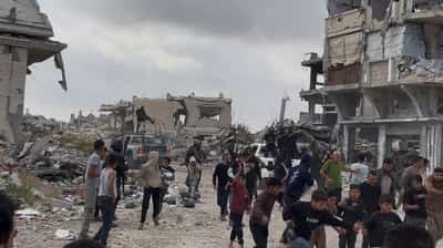 Image for Israeli fire kills two in Gaza, Hamas clashes with Israeli-backed militia