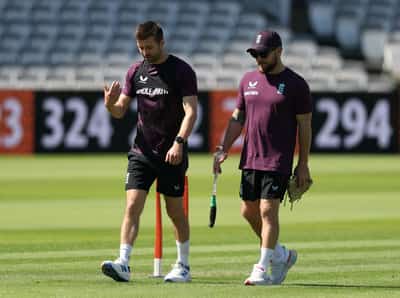 Image for Cricket-England name pace bowler Wood in squad for first Ashes test