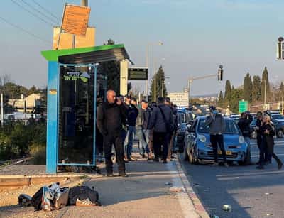 Image for Seven injured in ramming attack at Israeli bus stop
