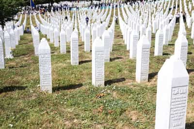 Image for Bosnians honour Srebrenica genocide victims 30 years on