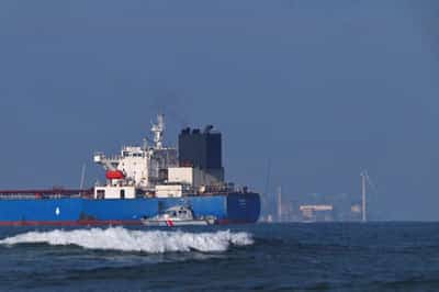 Image for Suspected Russian shadow fleet tanker 'GRINCH' grounded in Marseille port