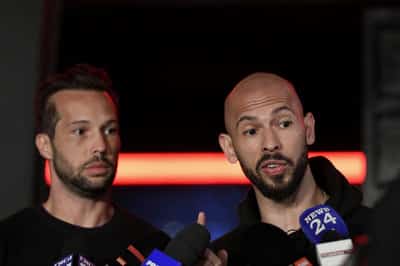 Image for Tate brothers will return to UK to face charges after Romanian legal proceedings, lawyers say