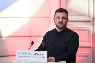Image for Zelenskiy says nearly 60% of Ukrainian arms home-produced