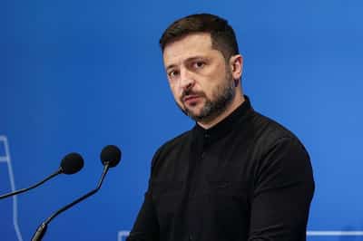 Image for Zelenskiy discusses war supplies, Russia sanctions with US lawmakers