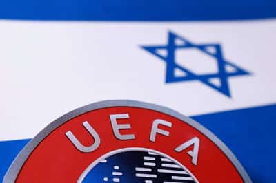 Image for Soccer-Irish governing body overwhelmingly backs call for UEFA to ban Israel