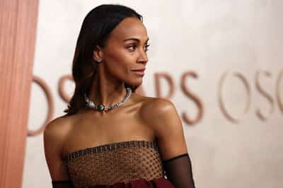 Image for Zoe Saldana wins best supporting actress Oscar for 'Emilia Perez' role