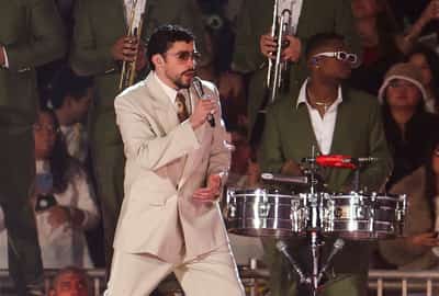 Image for Bad Bunny wins top Grammy prize in a first for a Spanish-language album