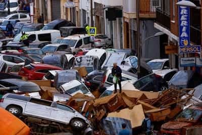Image for Anger, grief pour out as Spain marks floods anniversary with state funeral