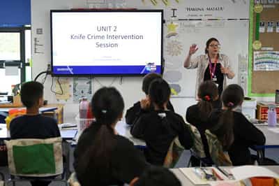 Image for Britain tries to tackle youth knife crime crisis