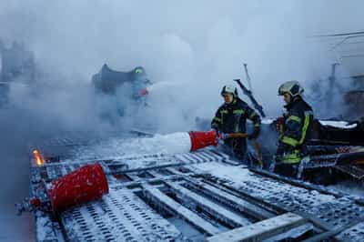 Image for Nearly 6,000 buildings in Kyiv without heat after Russian attack