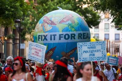 Image for Protesters demand debt cancellation, climate action ahead of UN summit