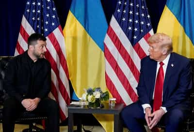 Image for Key moments for Trump, Zelenskiy as the leaders meet again in Washington