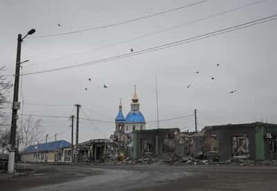 Image for Russian video shows soldiers walking freely through ruins of Ukraine's Pokrovsk