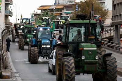 Image for Farmers protest in Greek capital over rising production costs