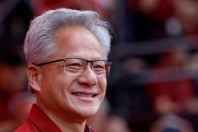 Image for Nvidia CEO Huang sees strong demand for Blackwell chips