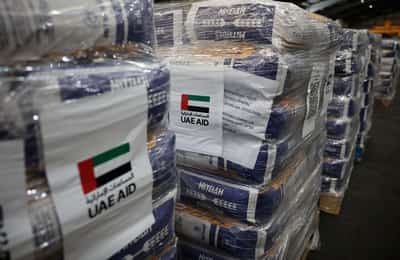Image for UAE envoy says aid to Gaza will be scaled up, Cyprus is key route