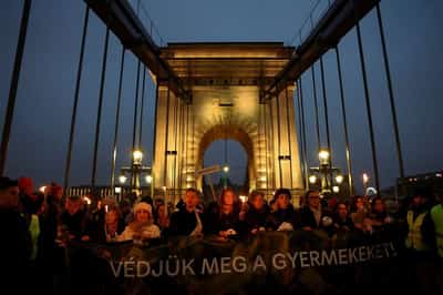 Image for Thousands march in Hungary in protest over child abuse scandal