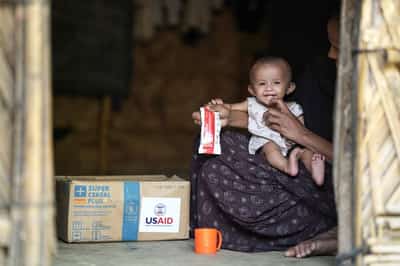 Image for UN food agency seeks urgent funding to avoid aid cuts to Rohingya