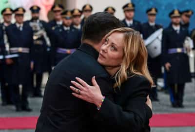 Image for Ukraine's allies advance NATO‑style security guarantees, Italy says