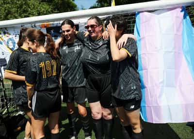 Image for Trans women find safe space in London soccer club after UK gender ruling
