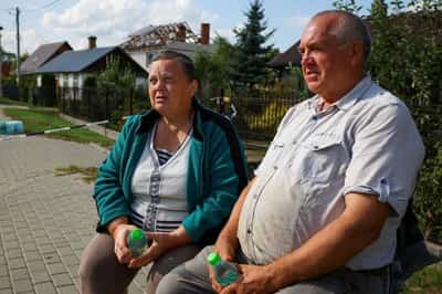 Image for Polish couple's house hit by drone as they watched TV news