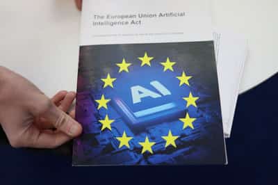 Image for EU sticks with timeline for AI rules